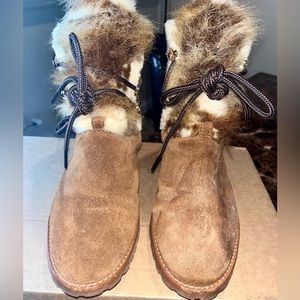 Talbots Fur Boots